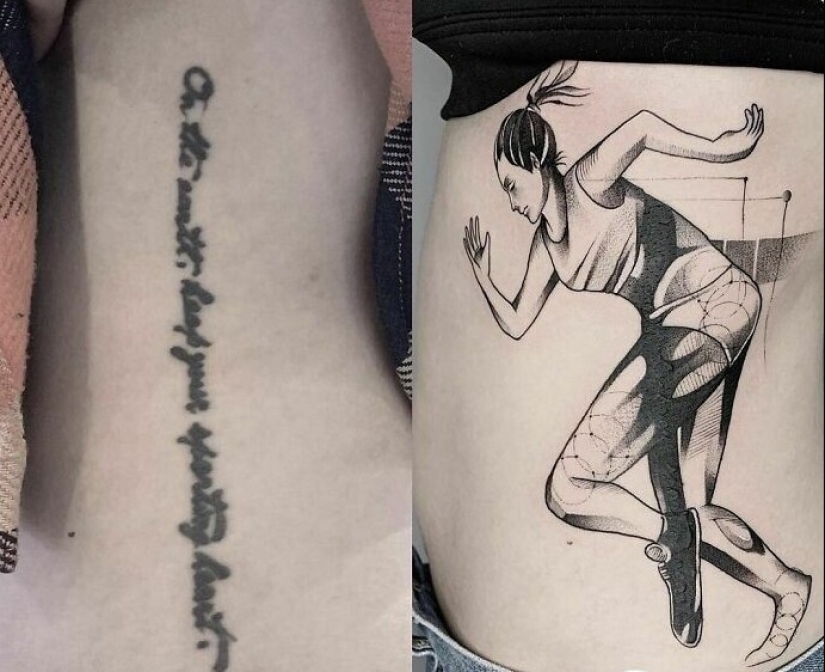 25 examples of successful overlap of tattoos