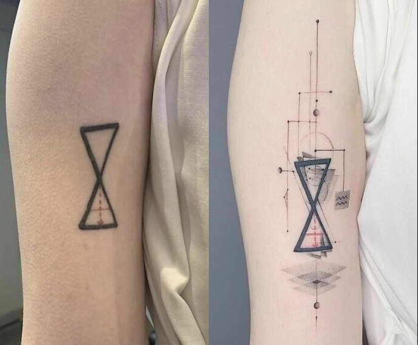 25 examples of successful overlap of tattoos