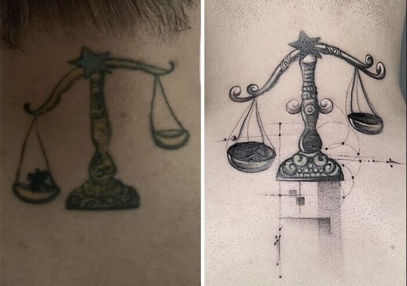 25 examples of successful overlap of tattoos