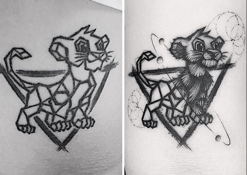 25 examples of successful overlap of tattoos