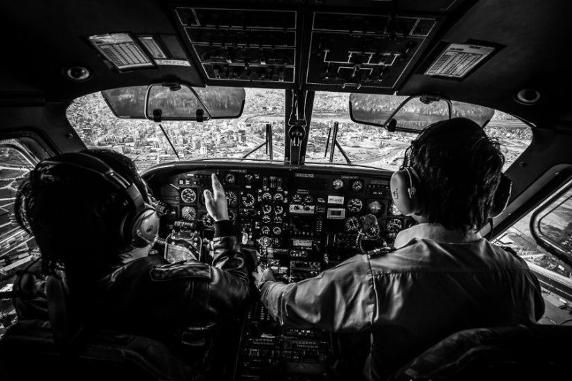 25 fotografías tomadas por los pilotos de la cabina