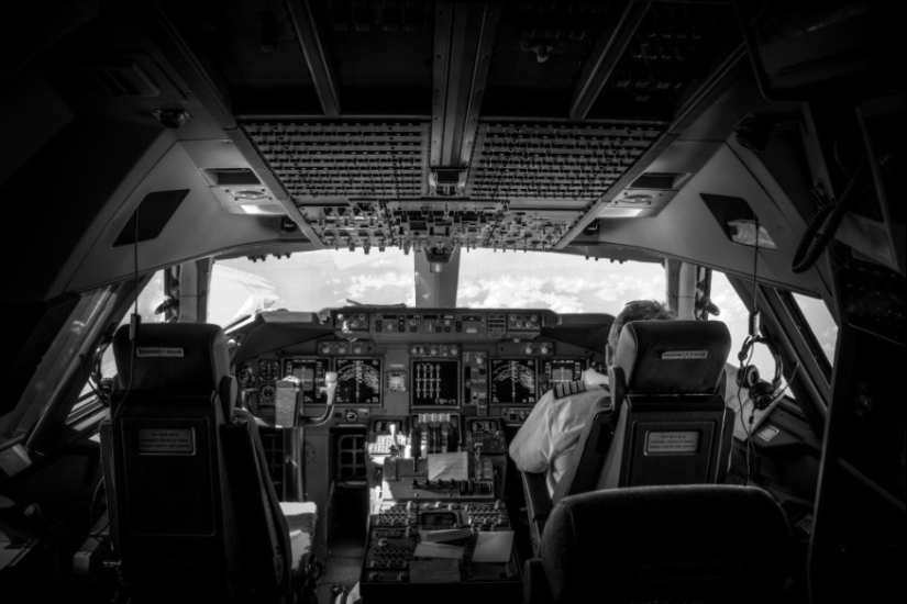 25 fotografías tomadas por los pilotos de la cabina