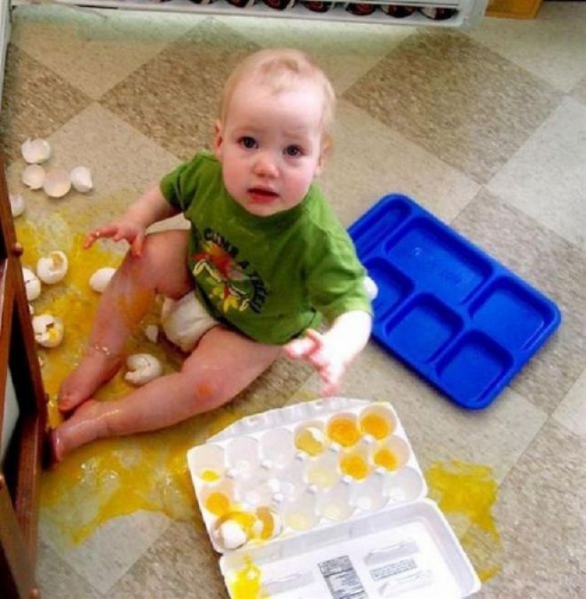 25 funny photos from the series "If it's quiet in the nursery, start worrying!"