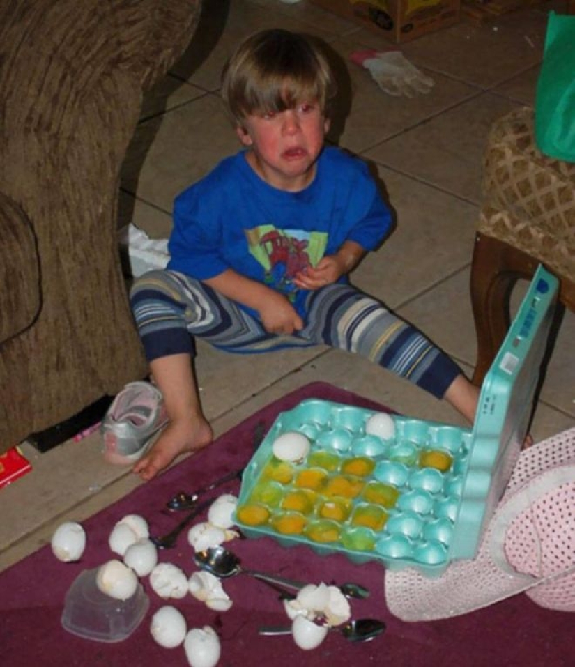 25 funny photos from the series "If it's quiet in the nursery, start worrying!"