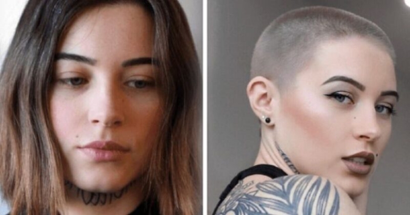 25 incredible photos before and after the hairstyle change