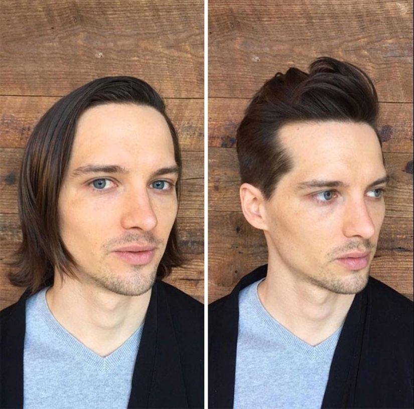 25 incredible photos before and after the hairstyle change