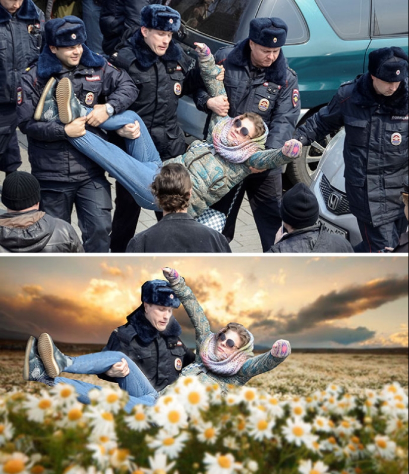 25 works of the winners of photoshop battles