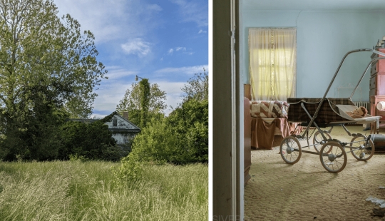 27 creepy photos of an abandoned farmstead