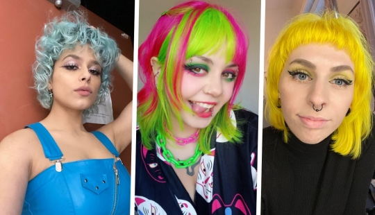 27 fotos de chicas que se aventuraron a teñir el cabello brillante