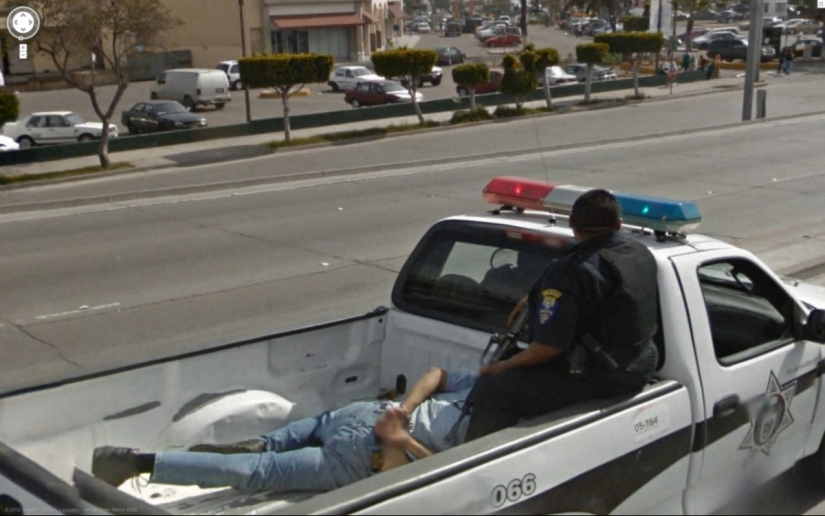 27 fotos inusuales de Google Street View