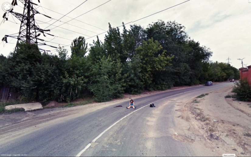 27 fotos inusuales de Google Street View