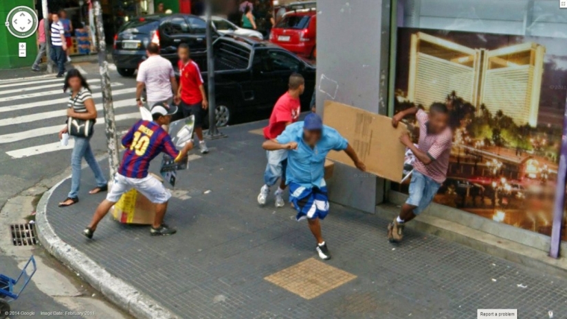 27 fotos inusuales de Google Street View