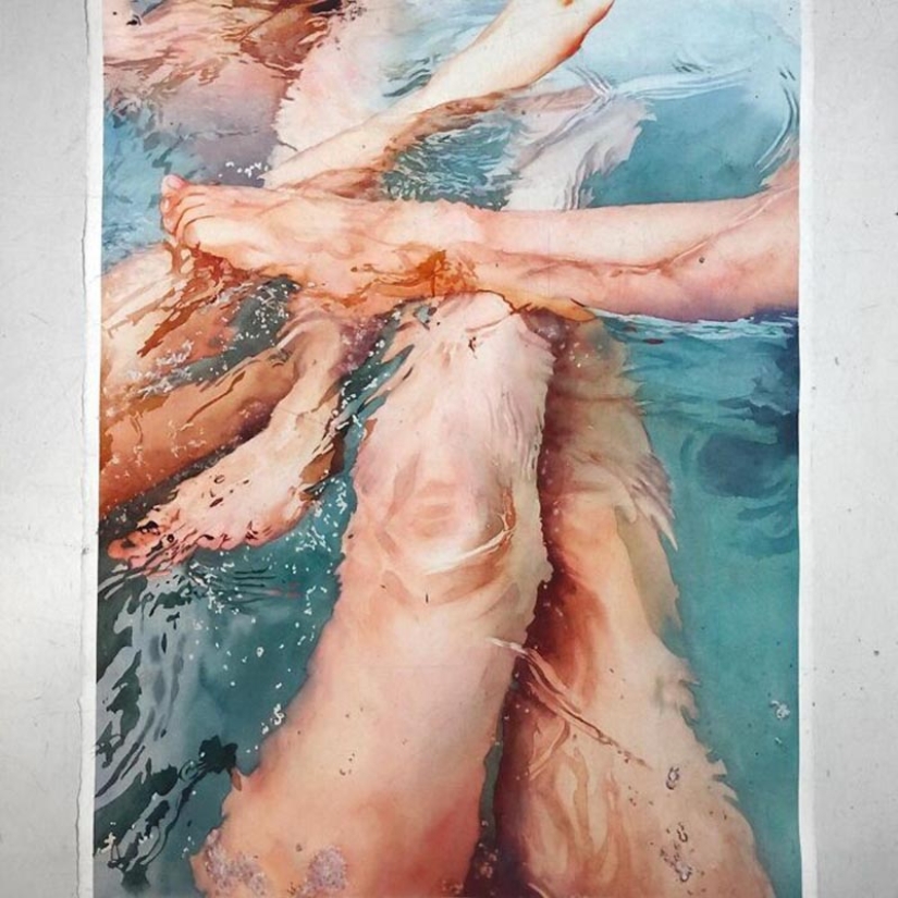 27 stunningly realistic watercolor paintings by artist Marcos Beccari