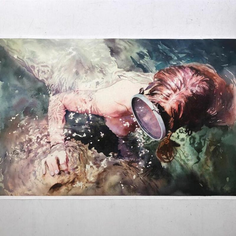 27 stunningly realistic watercolor paintings by artist Marcos Beccari