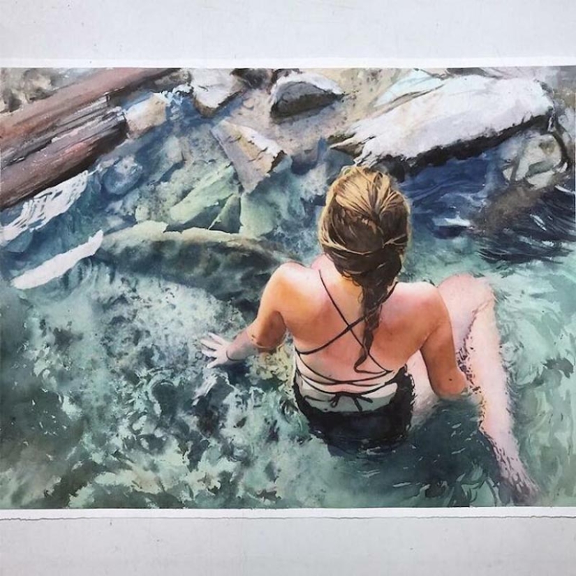 27 stunningly realistic watercolor paintings by artist Marcos Beccari