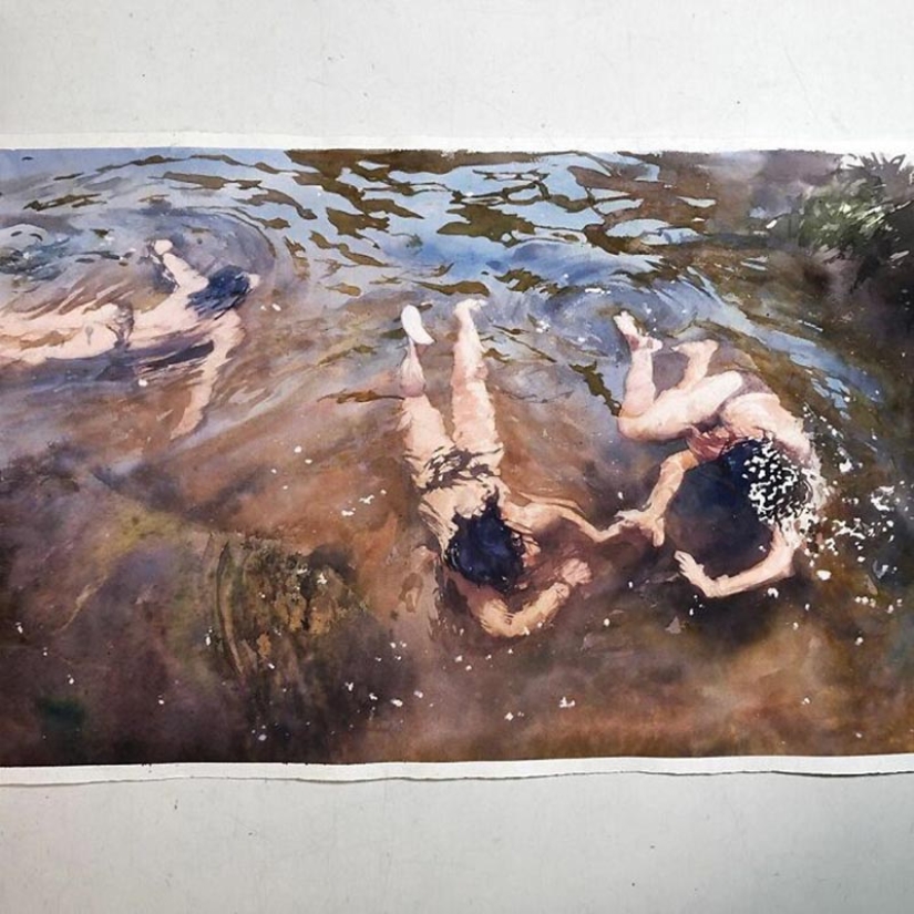 27 stunningly realistic watercolor paintings by artist Marcos Beccari