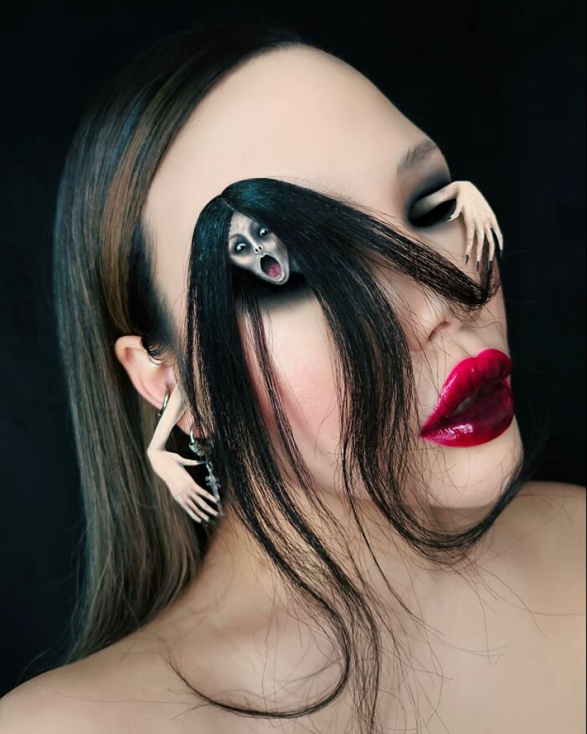 29 Incredible Makeup Illusions By This Artist That Might Make You Question Reality