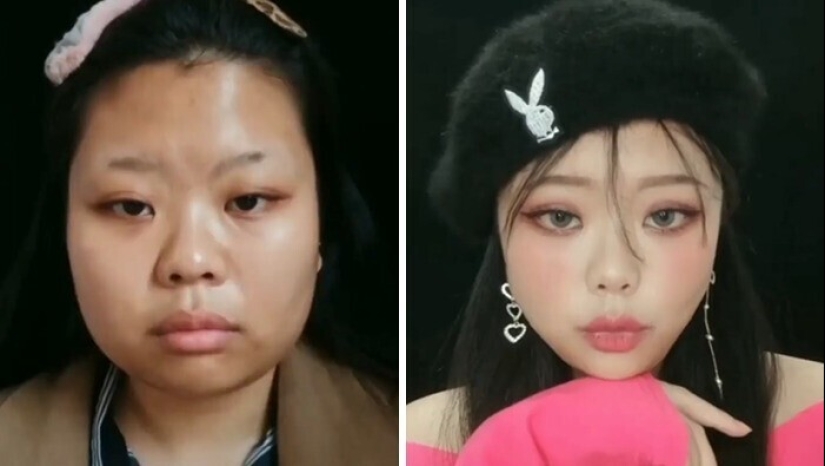 30 astuto que las mujeres Asiáticas son irreconocibles con maquillaje