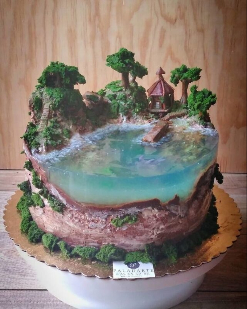 30 cakes that look like paradise islands lost in the ocean