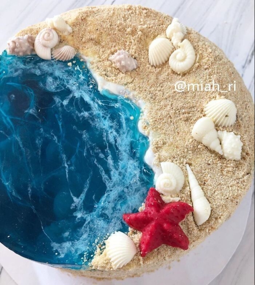 30 cakes that look like paradise islands lost in the ocean