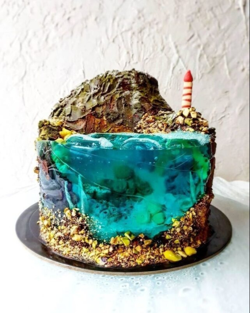 30 cakes that look like paradise islands lost in the ocean