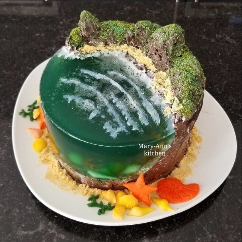 30 cakes that look like paradise islands lost in the ocean