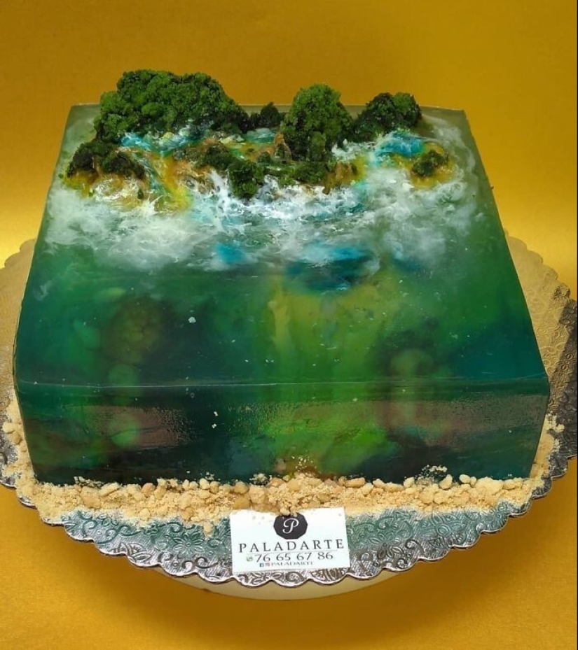 30 cakes that look like paradise islands lost in the ocean