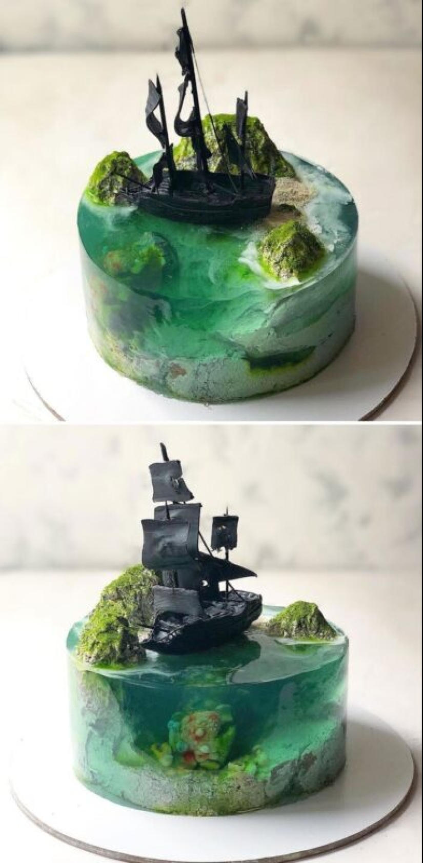 30 cakes that look like paradise islands lost in the ocean