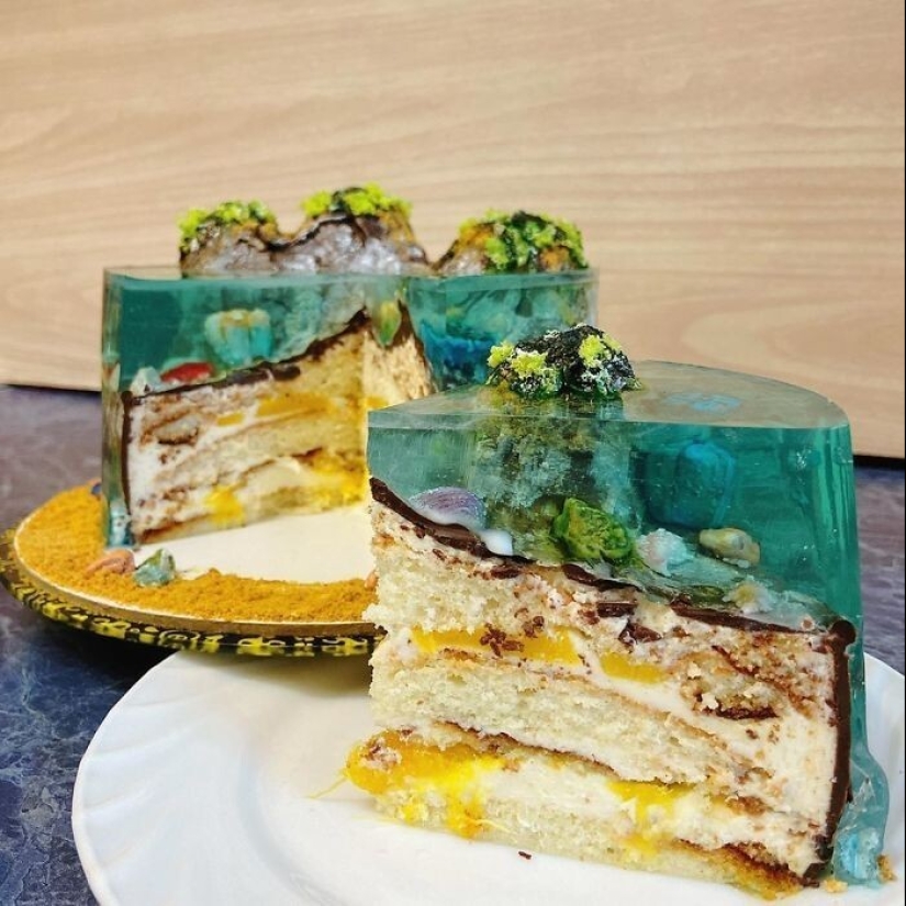 30 cakes that look like paradise islands lost in the ocean