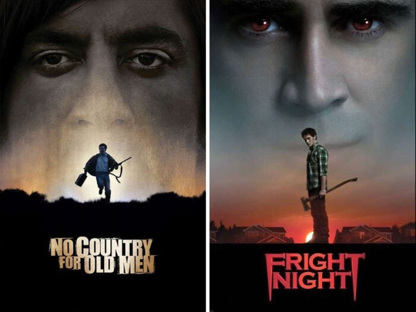 30 carteles de películas que son demasiado similares entre sí. ¿Quién ha splagiated de quién?