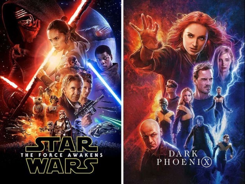 30 carteles de películas que son demasiado similares entre sí. ¿Quién ha splagiated de quién?