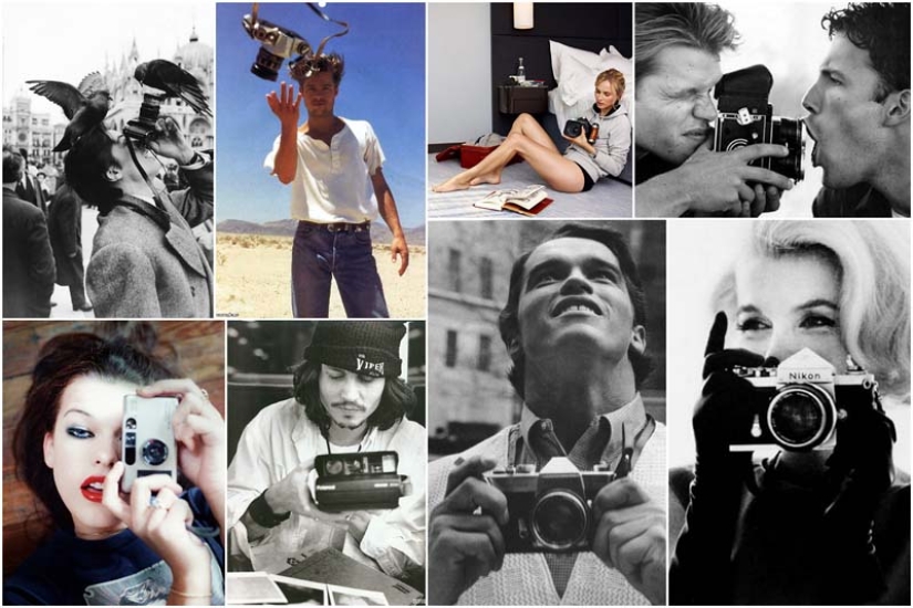 30 celebrities with cameras