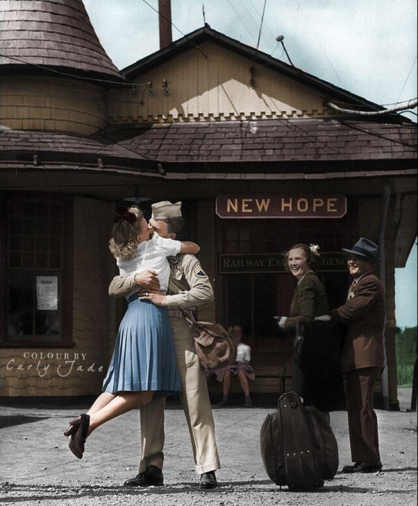 30 colorized historical photos that tell about the events of the past