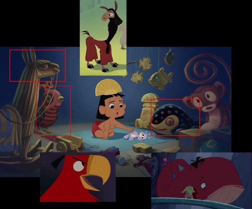 30 detalles interesantes en películas y dibujos animados que nunca has notado