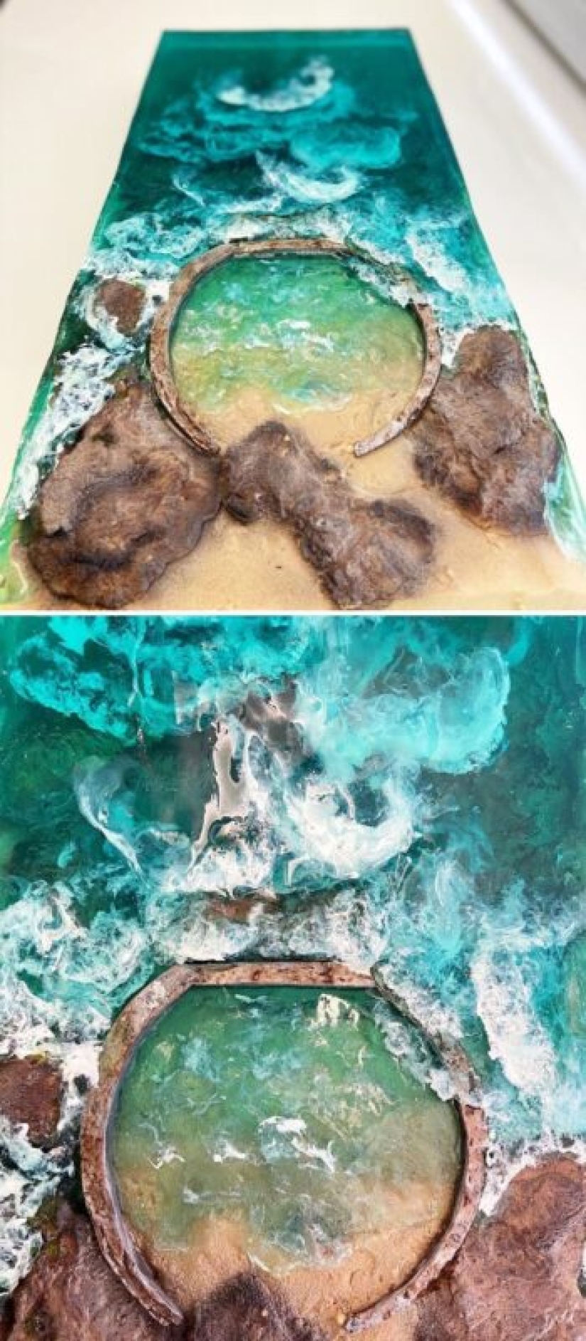 30 pasteles que parecen islas paradisíacas perdidas en el océano