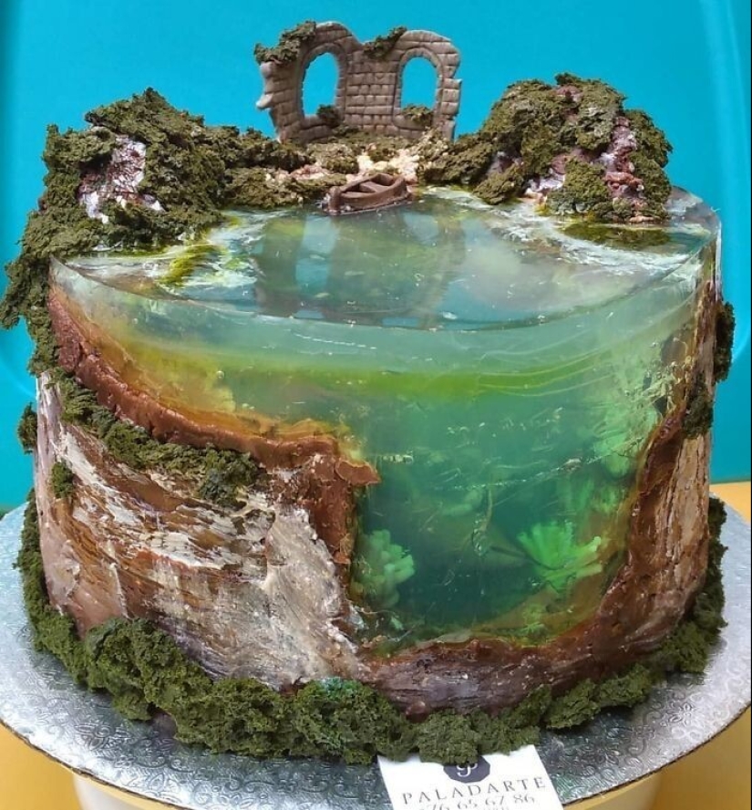 30 pasteles que parecen islas paradisíacas perdidas en el océano