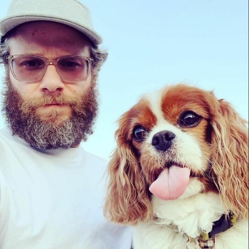 30 photos of celebrities with dogs