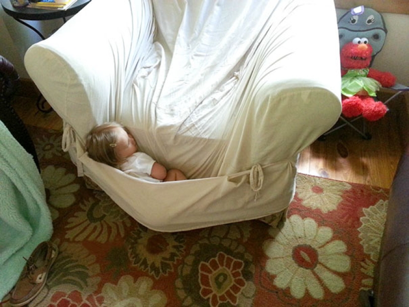 30 proofs that children can sleep anywhere, anytime, anytime