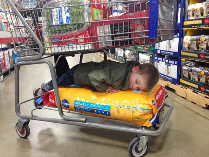 30 proofs that children can sleep anywhere, anytime, anytime