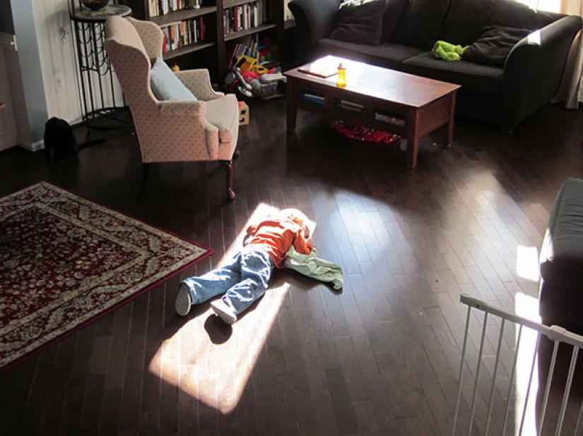 30 proofs that children can sleep anywhere, anytime, anytime