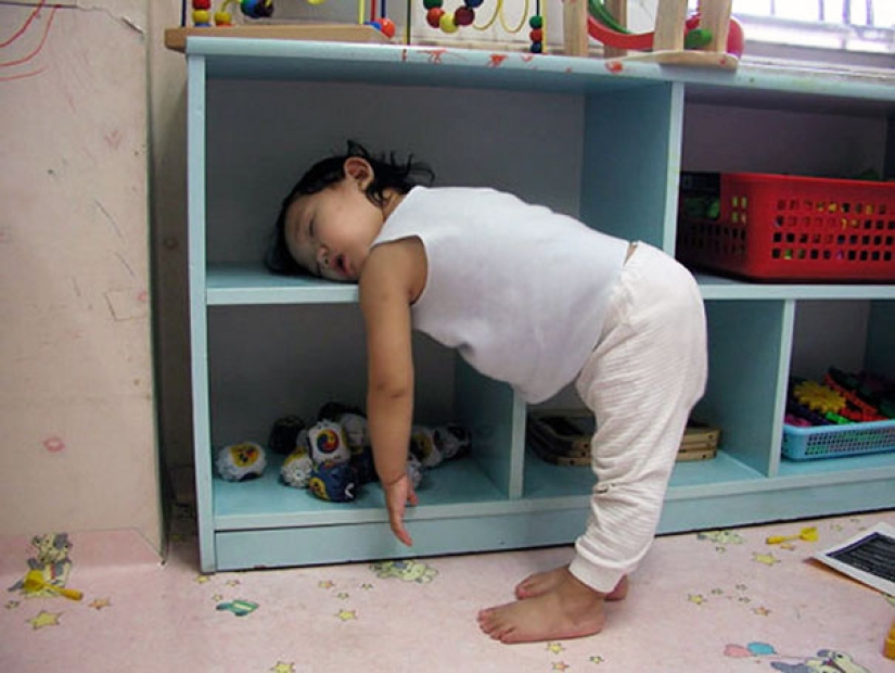 30 proofs that children can sleep anywhere, anytime, anytime