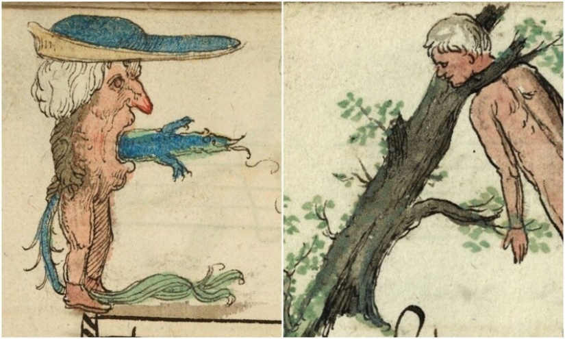 30 strange and creepy illustrations from the songbook of the XVI century