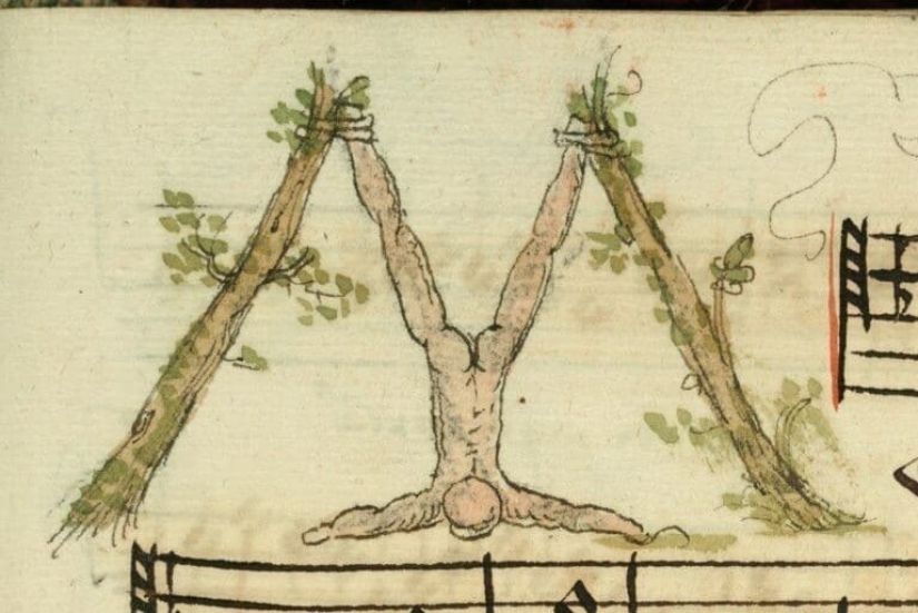 30 strange and creepy illustrations from the songbook of the XVI century