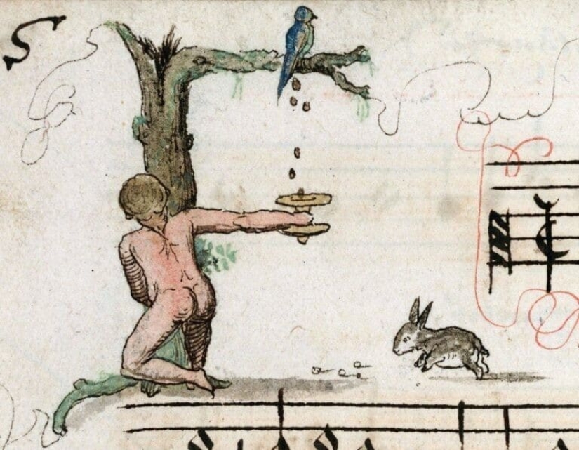 30 strange and creepy illustrations from the songbook of the XVI century