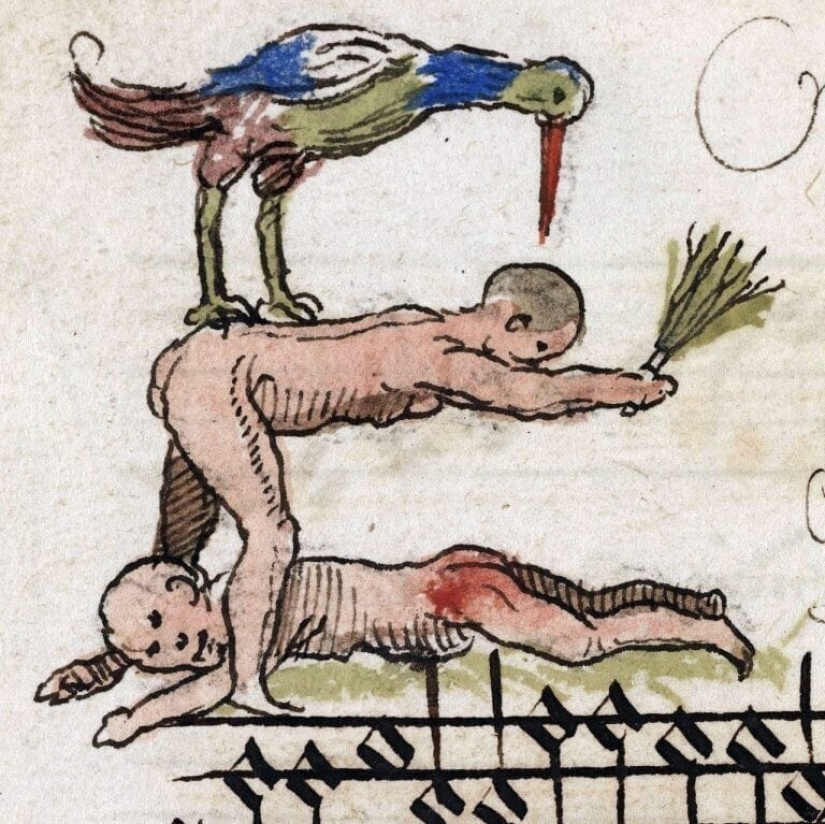 30 strange and creepy illustrations from the songbook of the XVI century