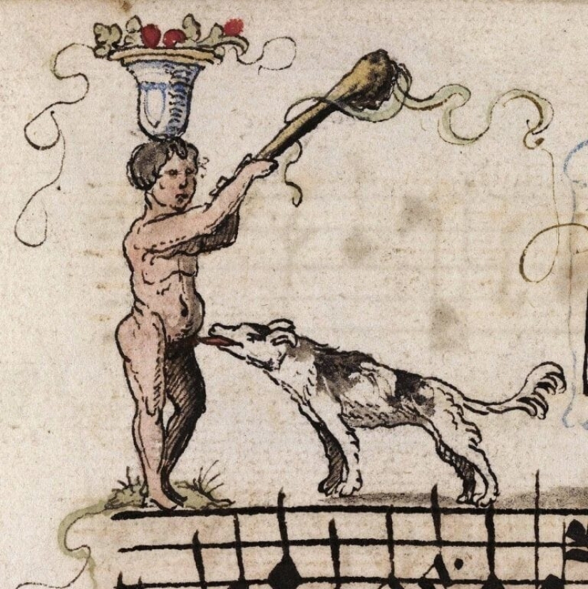 30 strange and creepy illustrations from the songbook of the XVI century