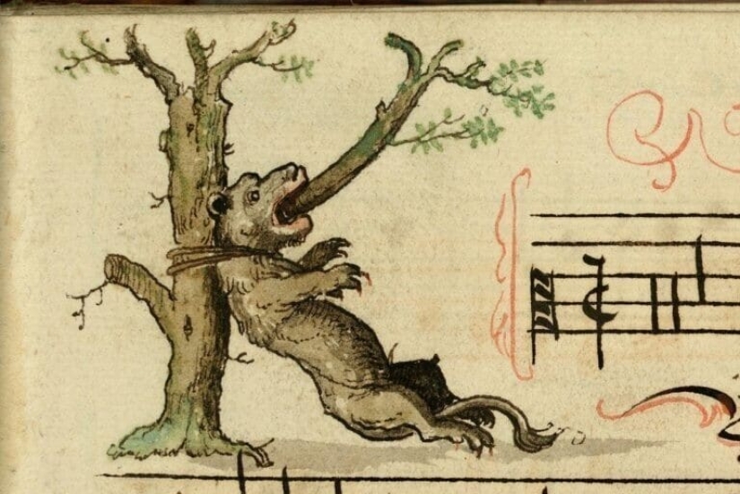 30 strange and creepy illustrations from the songbook of the XVI century