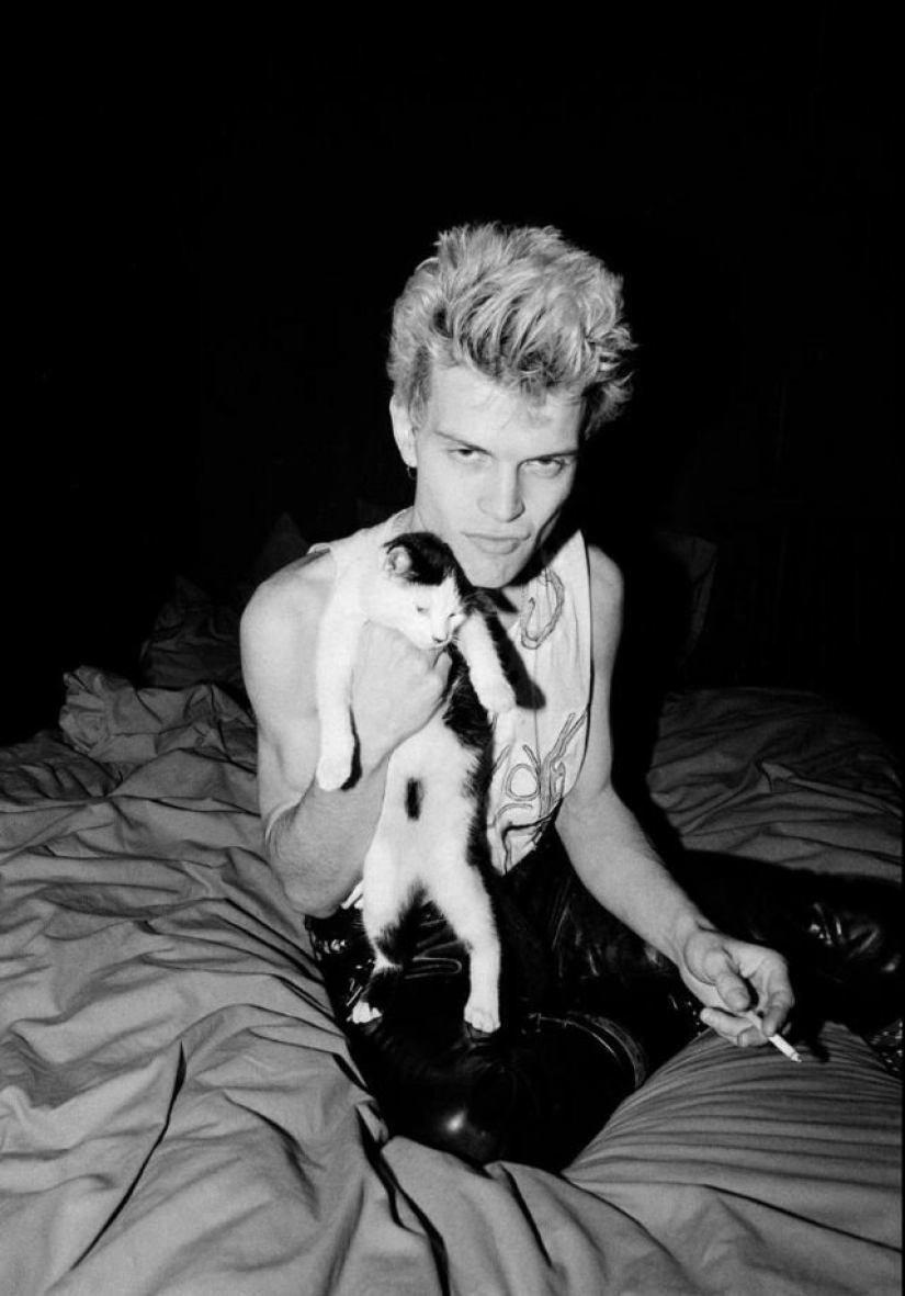 30 vintage photos of celebrities posing with their favorite cats