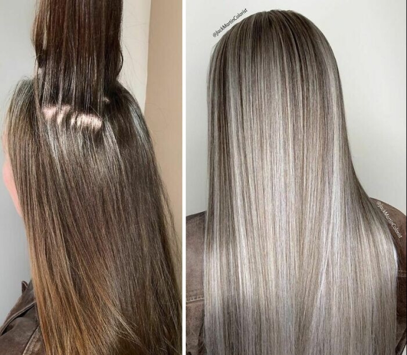 30 women who decided that gray hair suits them