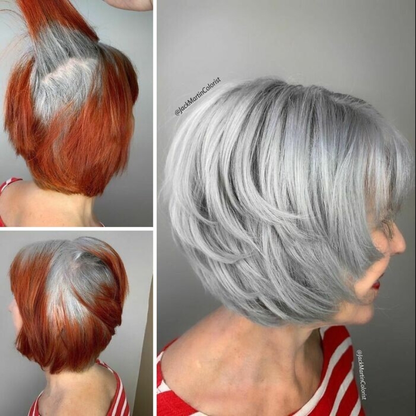 30 women who decided that gray hair suits them